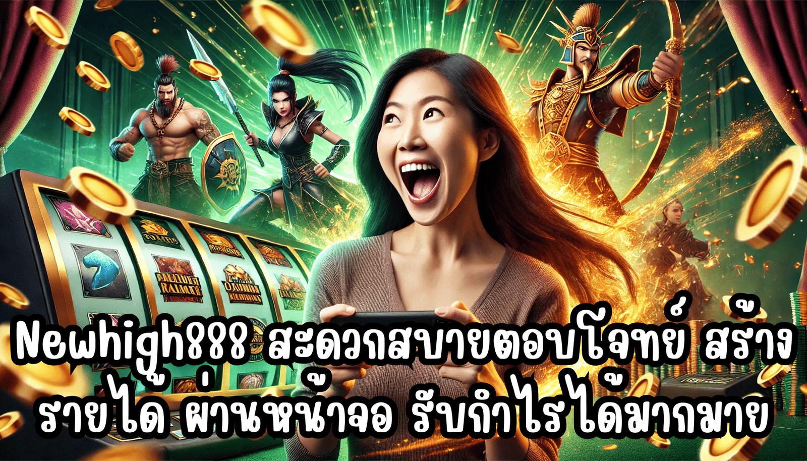 Newhigh888 สะดวกสบายตอบโจทย์ สร้างรายได้ ผ่านหน้าจอ รับกำไรได้มากมาย