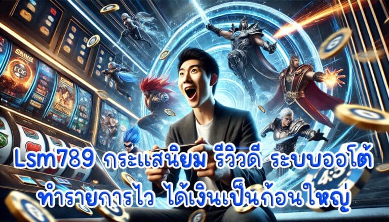 Lsm789 กระแสนิยม รีวิวดี ระบบออโต้ ทำรายการไว ได้เงินเป็นก้อนใหญ่-1